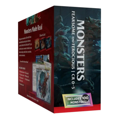 D&D Fearsome & Ferocious Monster Cards - CR 0-5