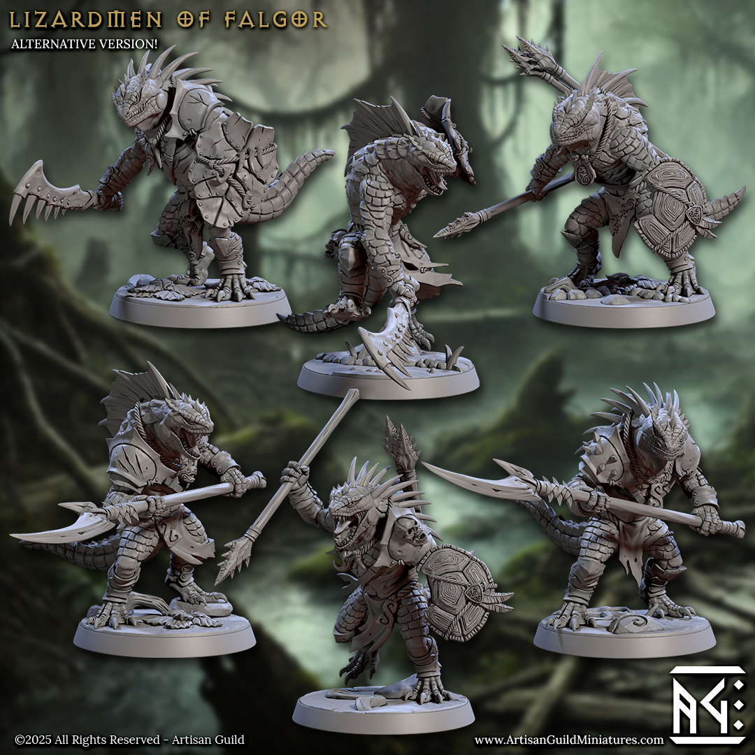 Lizardman of Falgor Set