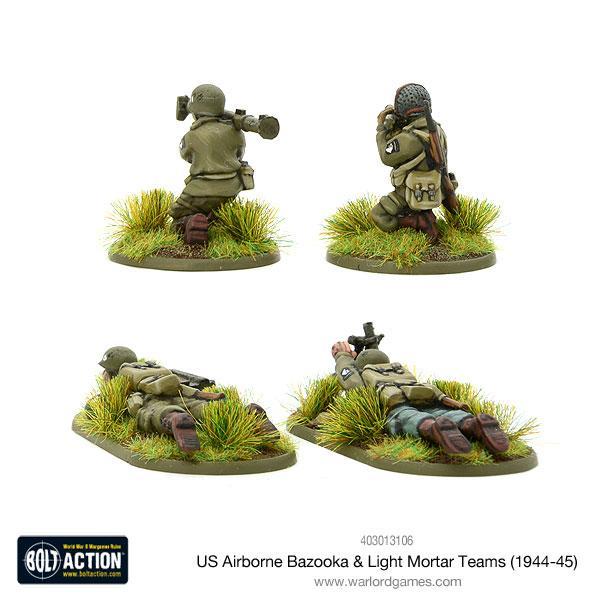 US Airborne Bazooka & light mortar teams