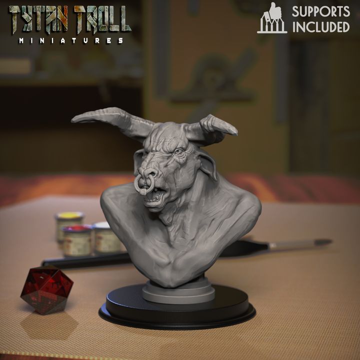 Minotaur Bust