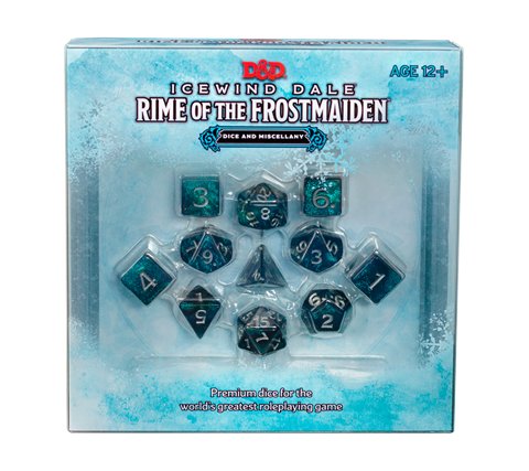 D&D Icewind Dale – Rime of the Frostmaiden Dice & Miscellany