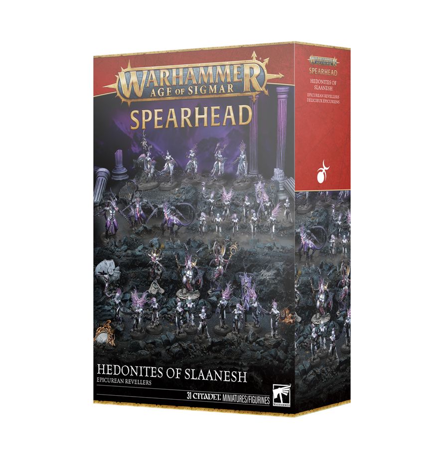 Hedonites of Slaanesh – Epicurean Revelers Spearhead