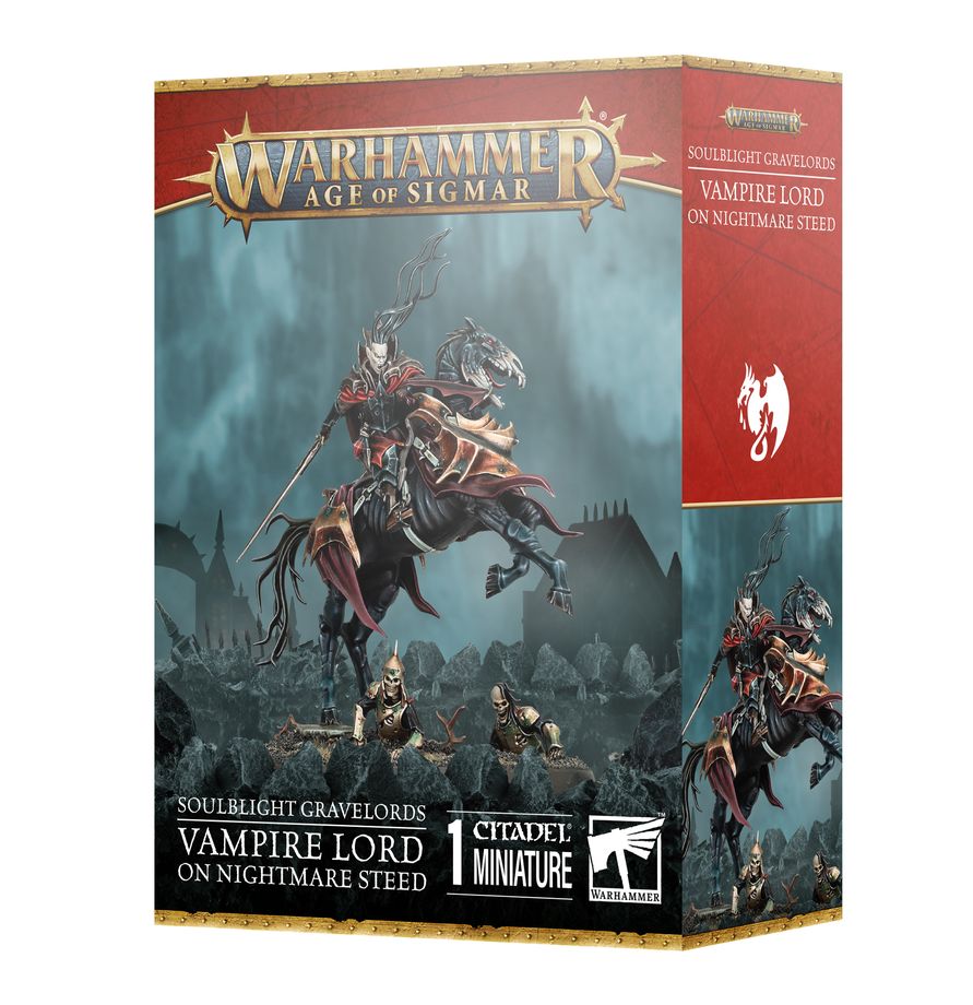 Soulblight Gravelords - Lord auf Albtraumpferd