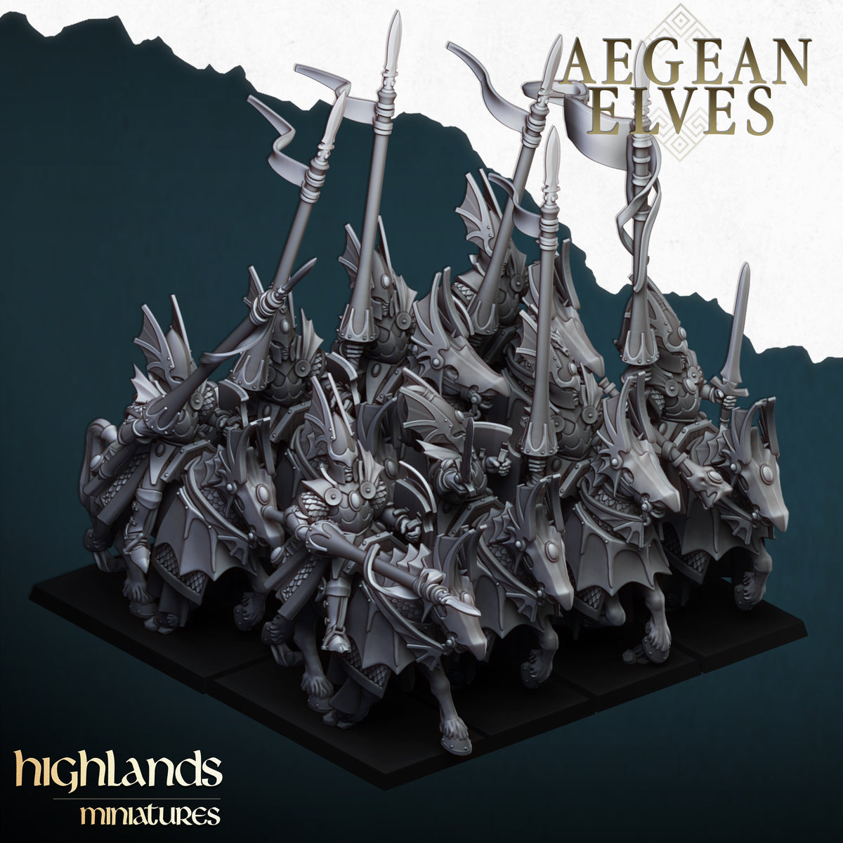 Aegan berittene Drachen