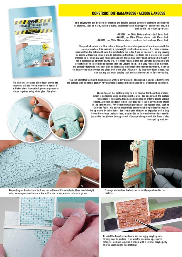 Konstruktionsschaumstoff Grau - 2x A4 - 10mm