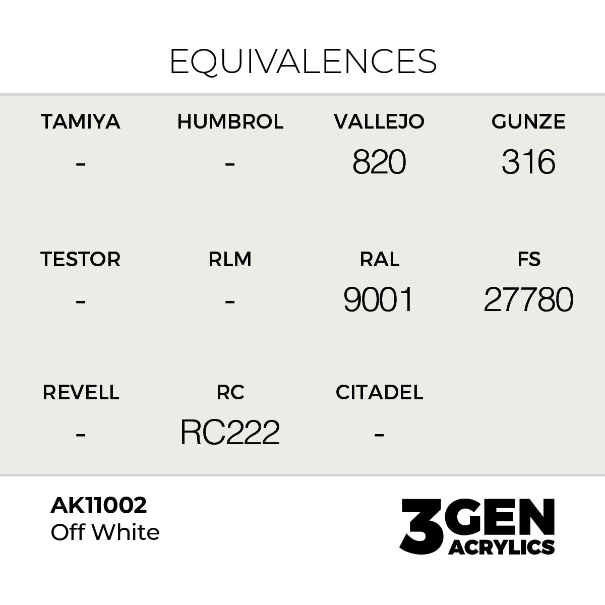 3gen - Offwhite - 18ml