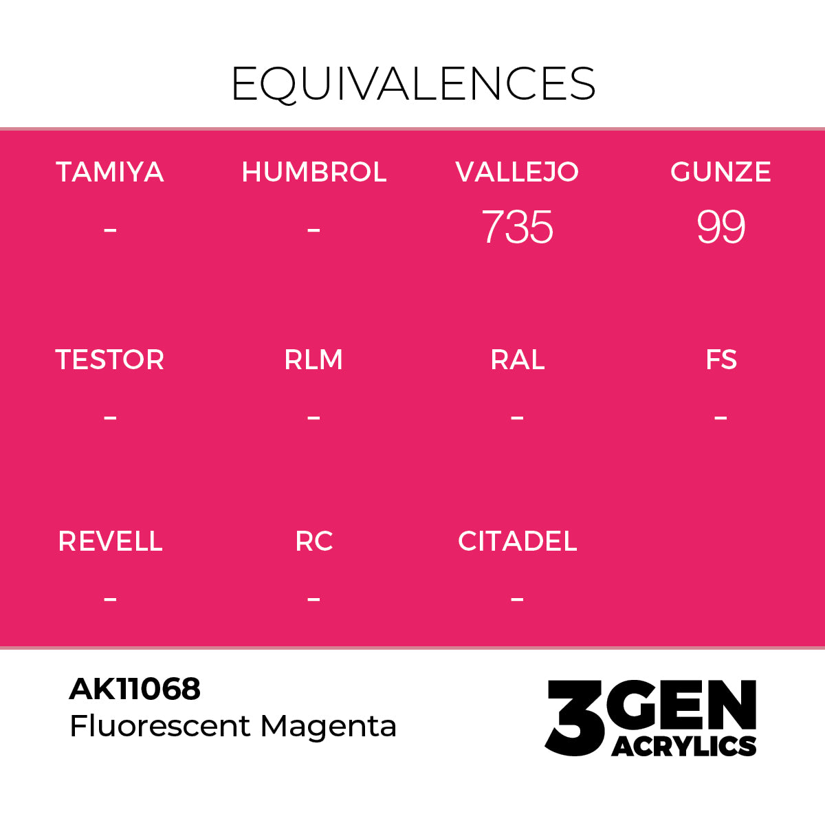 3gen - Fluorescent Magenta - 18ml