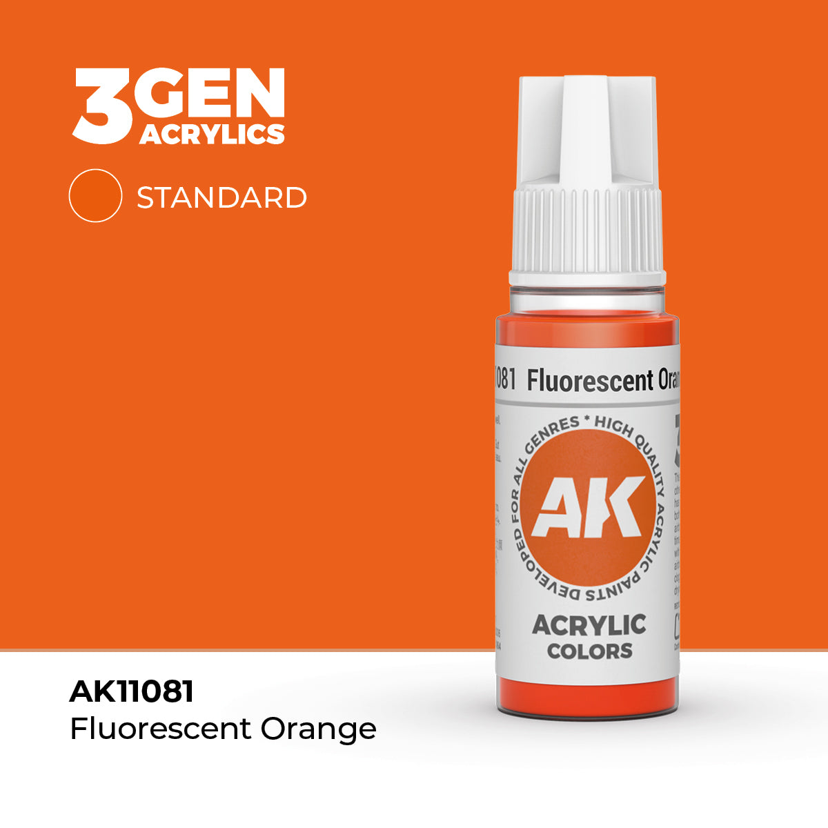 3rd Gen - Fluorescent Orange - 18ml