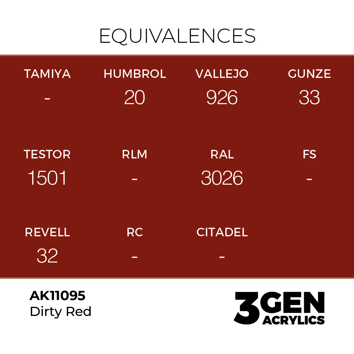 3gen - Dirty Red - 18ml