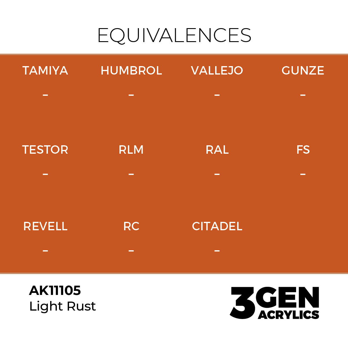 3gen - Light Rust - 18ml