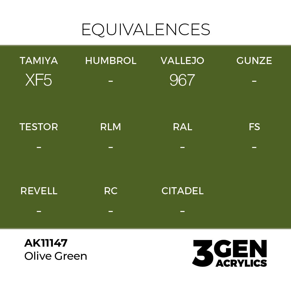 3gen - Olive Green - 18ml