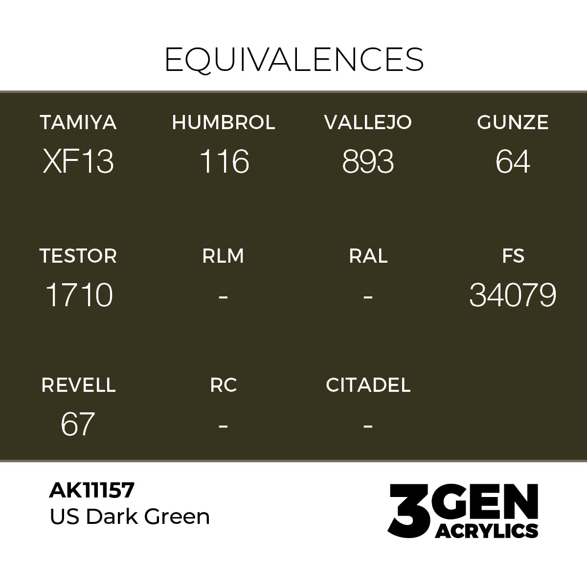 3gen - US Dark Green - 18ml