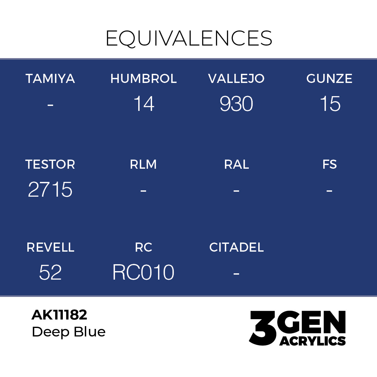 3gen - Intense - Deep Blue - 18ml