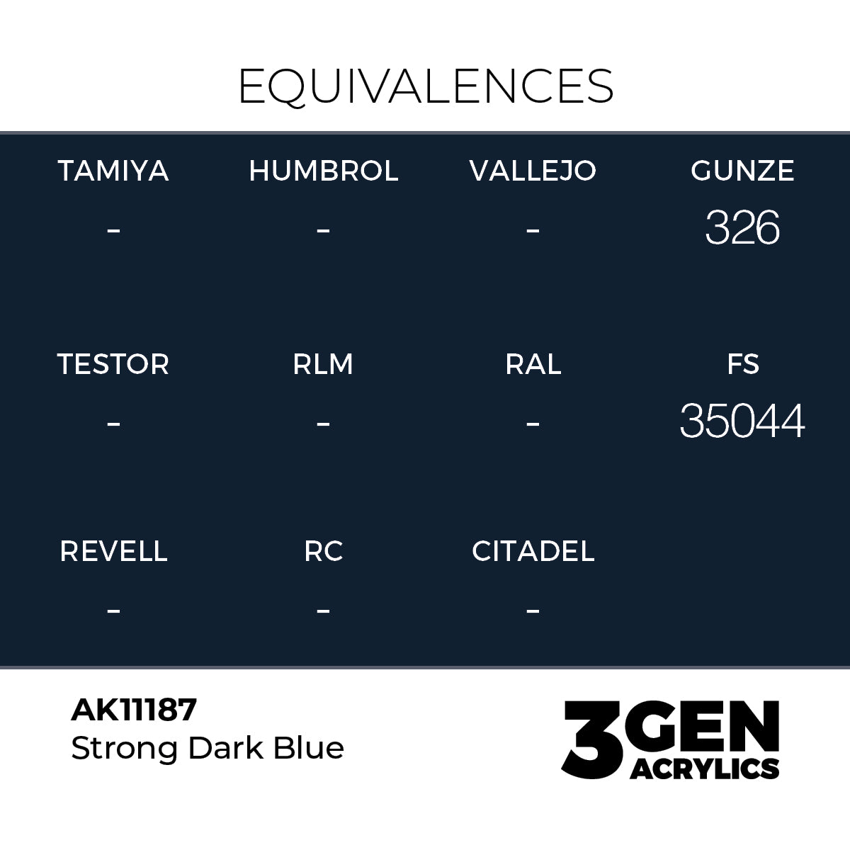 3gen - Strong Dark Blue - 18ml