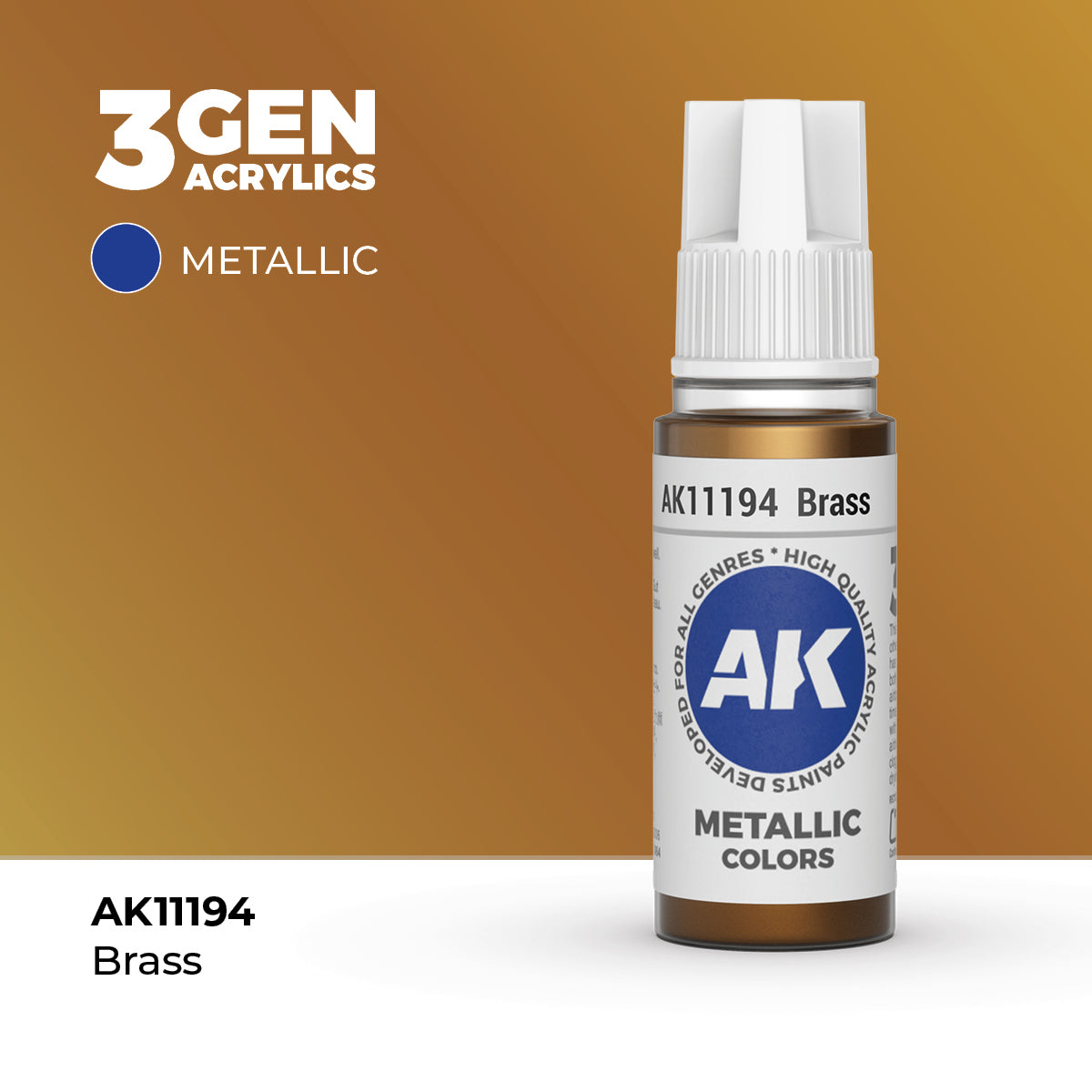 3rd Gen - Metallic - Brass - 18ml