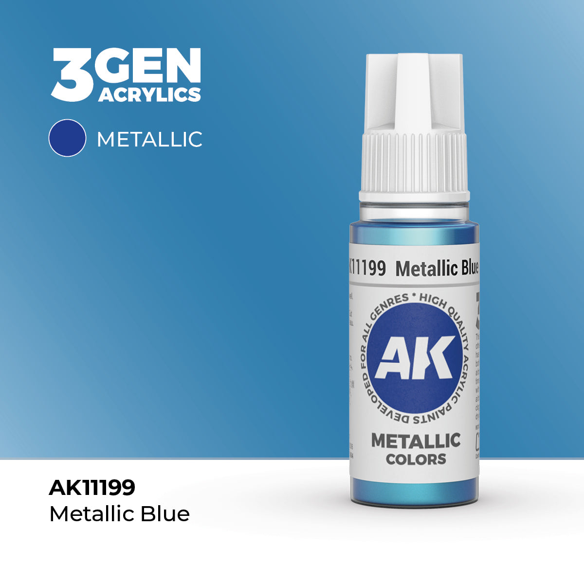 3rd gen - Metallic - Blue - 18ml