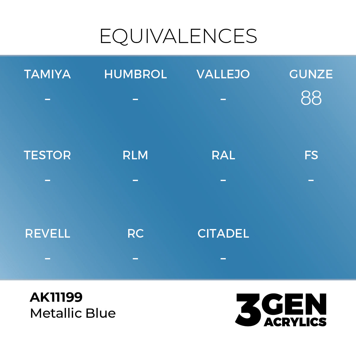 3gen - Metallic - Blue - 18ml