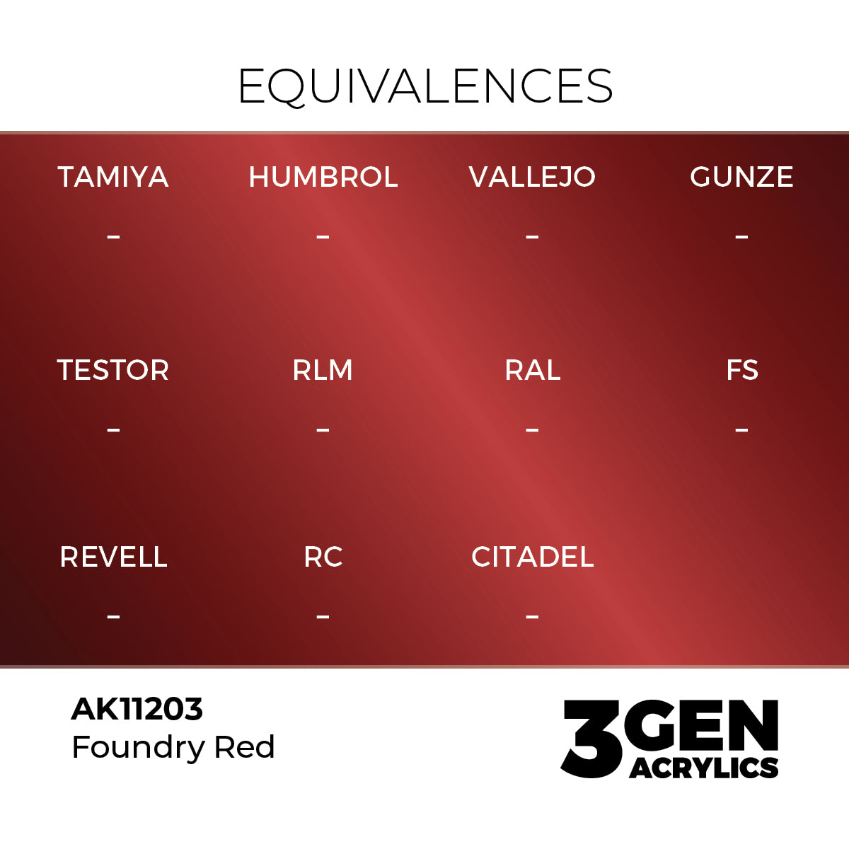 3gen - Metallic - Foundry Red - 18ml