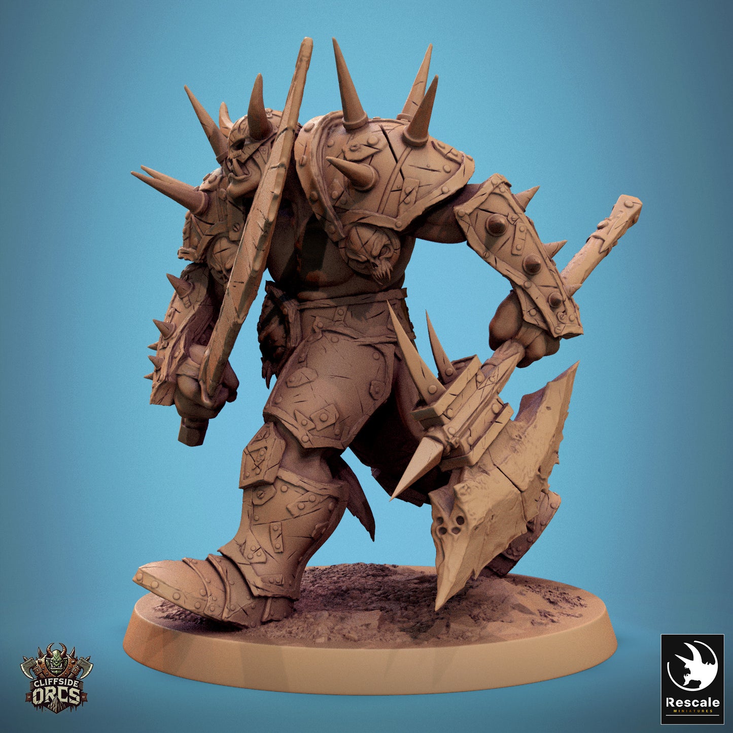 Brutal Orc Sword Ax - Walk Forward