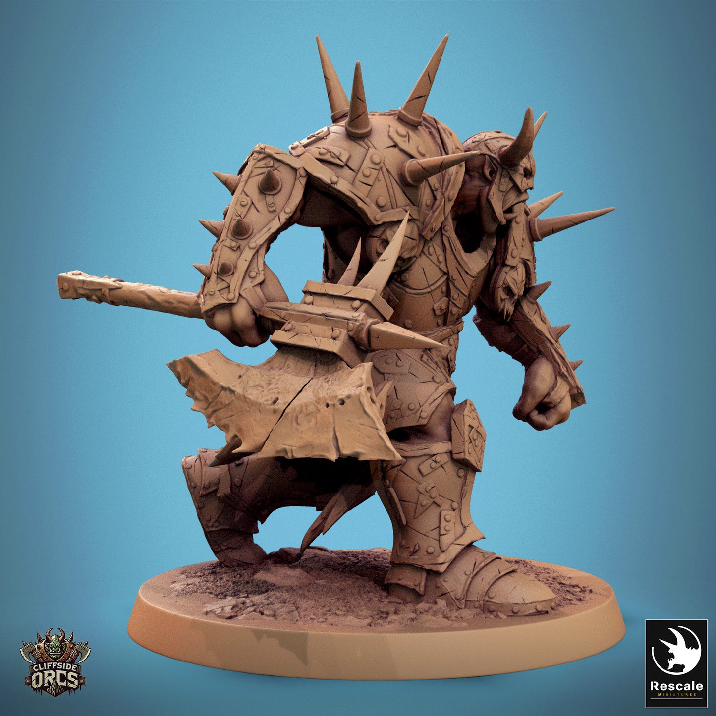 Brutale Ork-Axt – Bereit zum Gehen