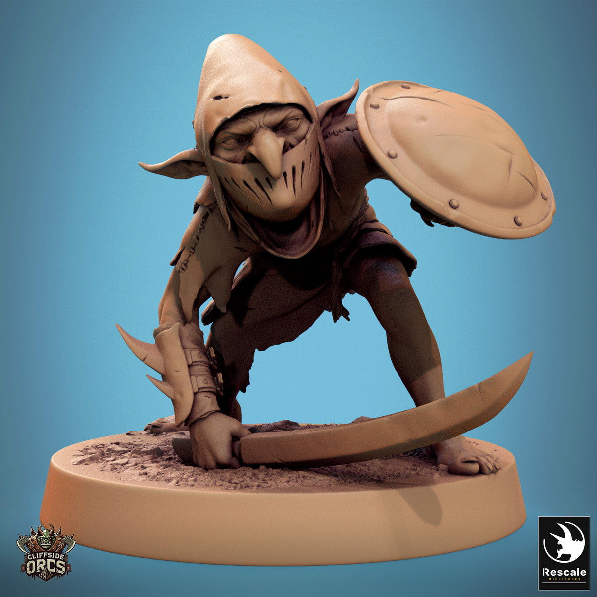 Goblin-Schwertschild – Haltung