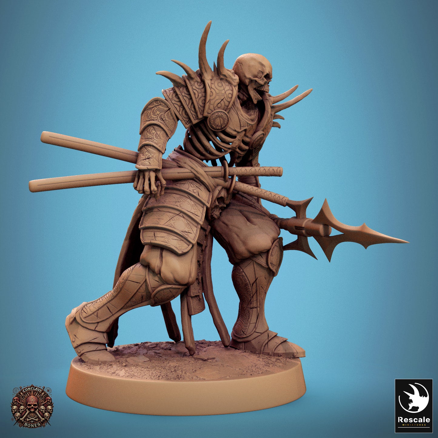 Skelett – Speerverhöhnung