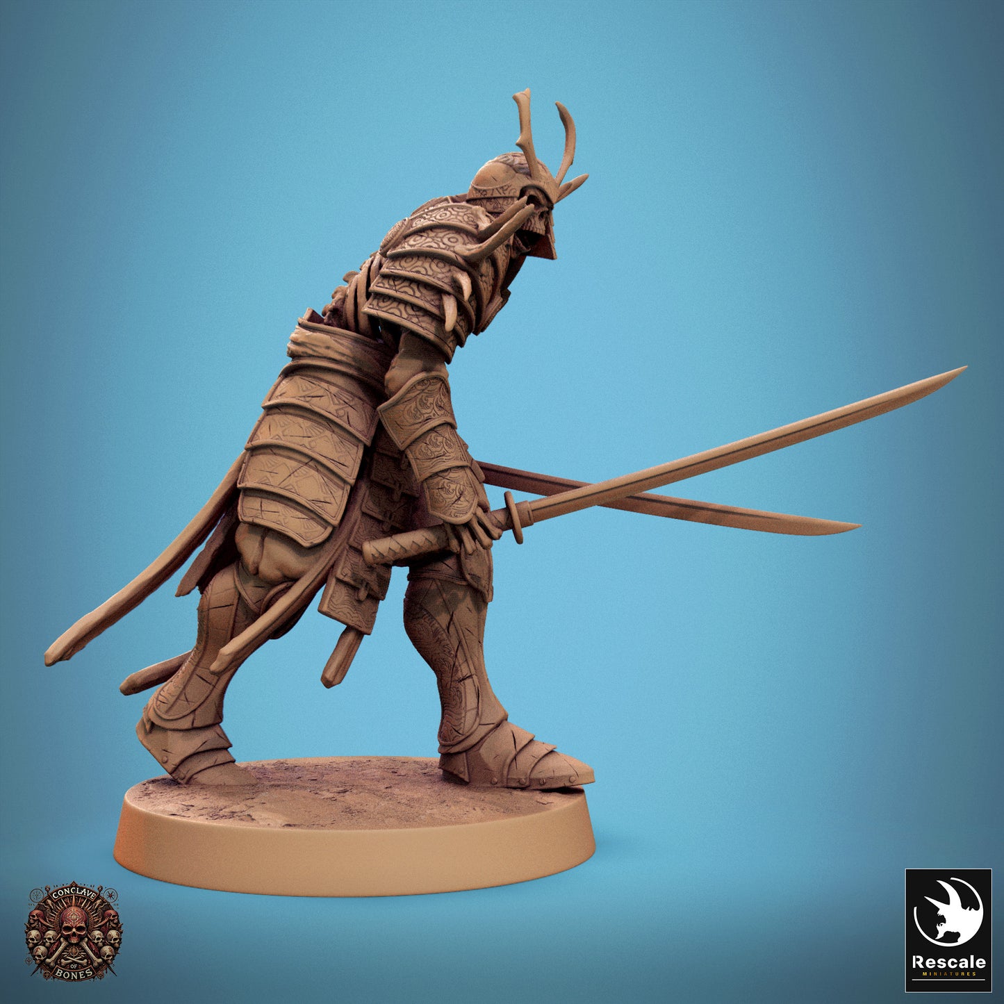 Skelett - Doppelschwert Wütend