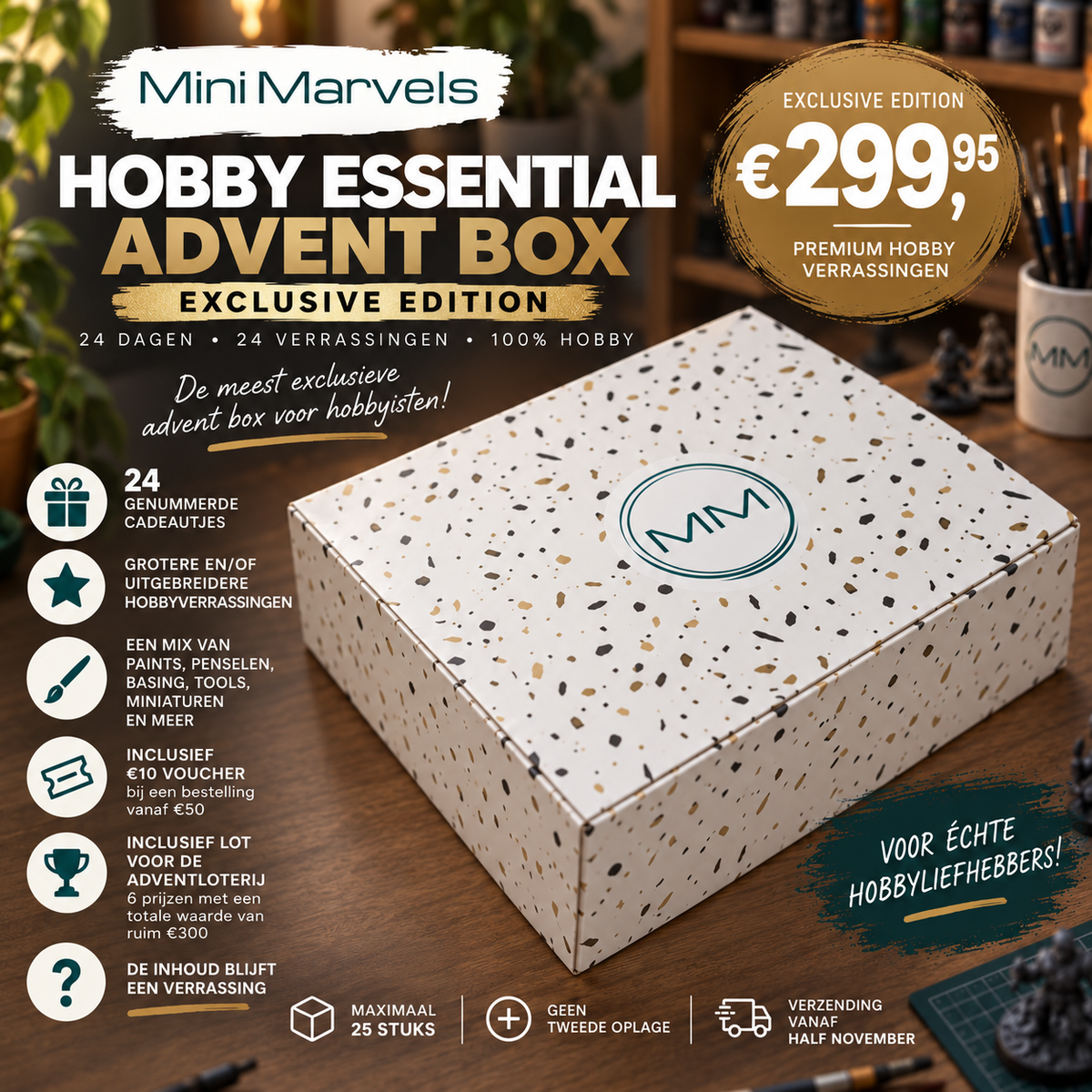 Mini Marvels Hobby Essential Advent Box - Exclusive Edition