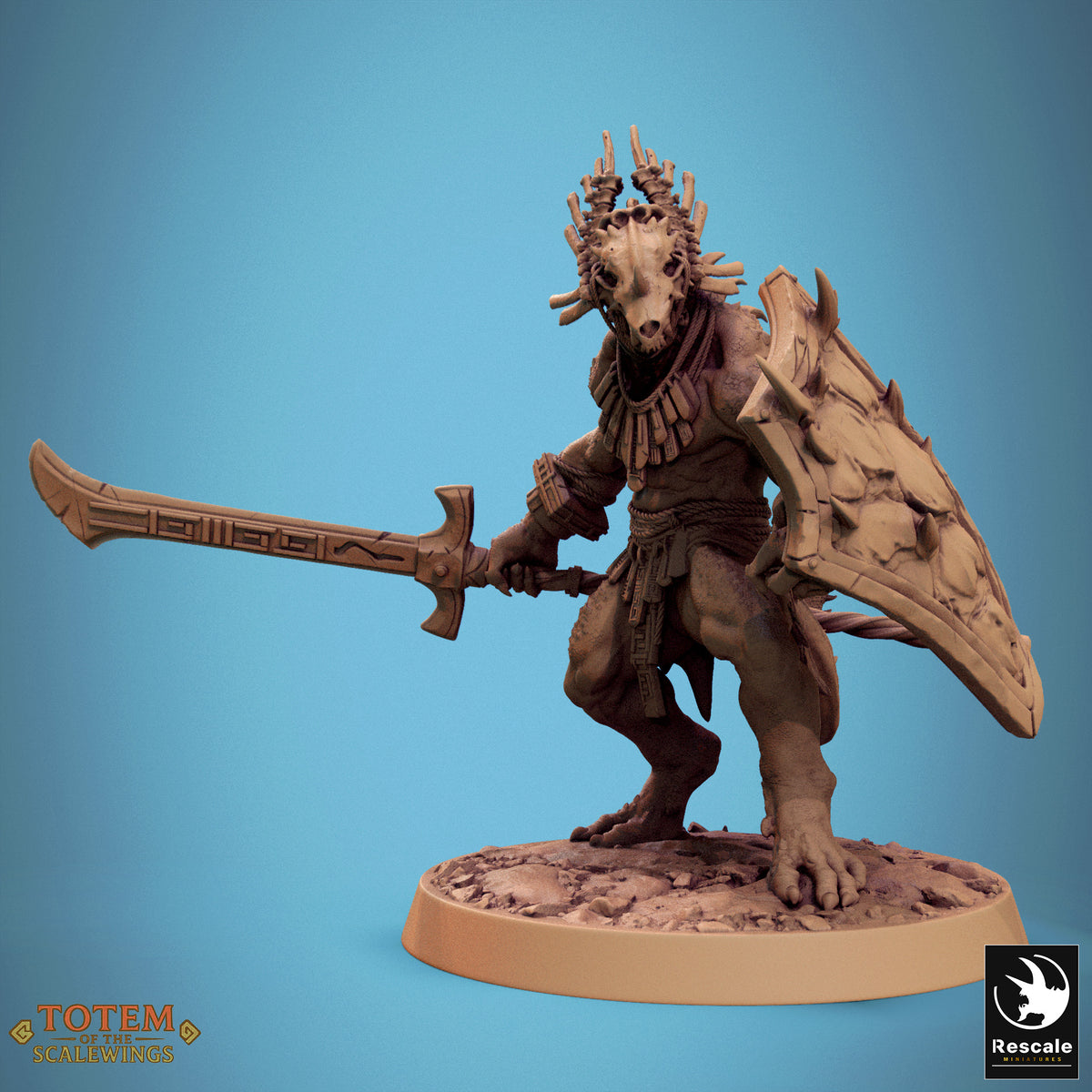 Lizardman Elite Warfang - Speerstand
