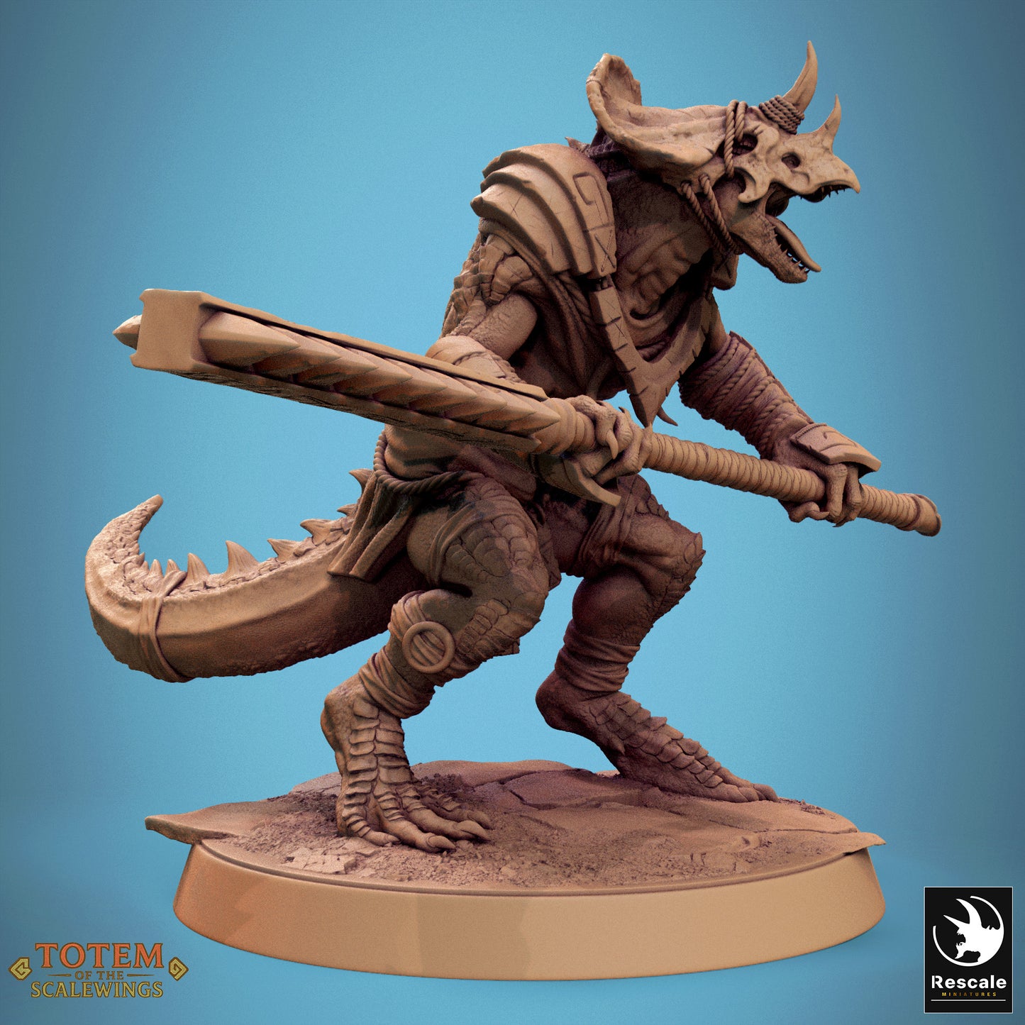 Lizardman Grimscale - Spear Stand