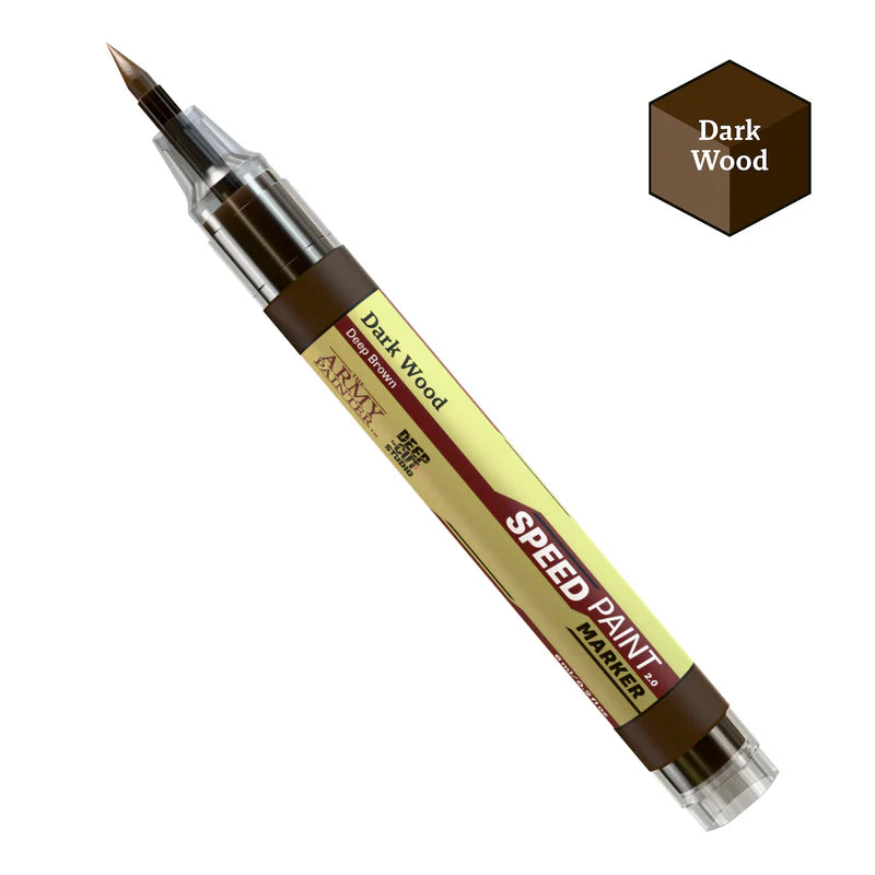 Speedpaint Marker – Dunkles Holz
