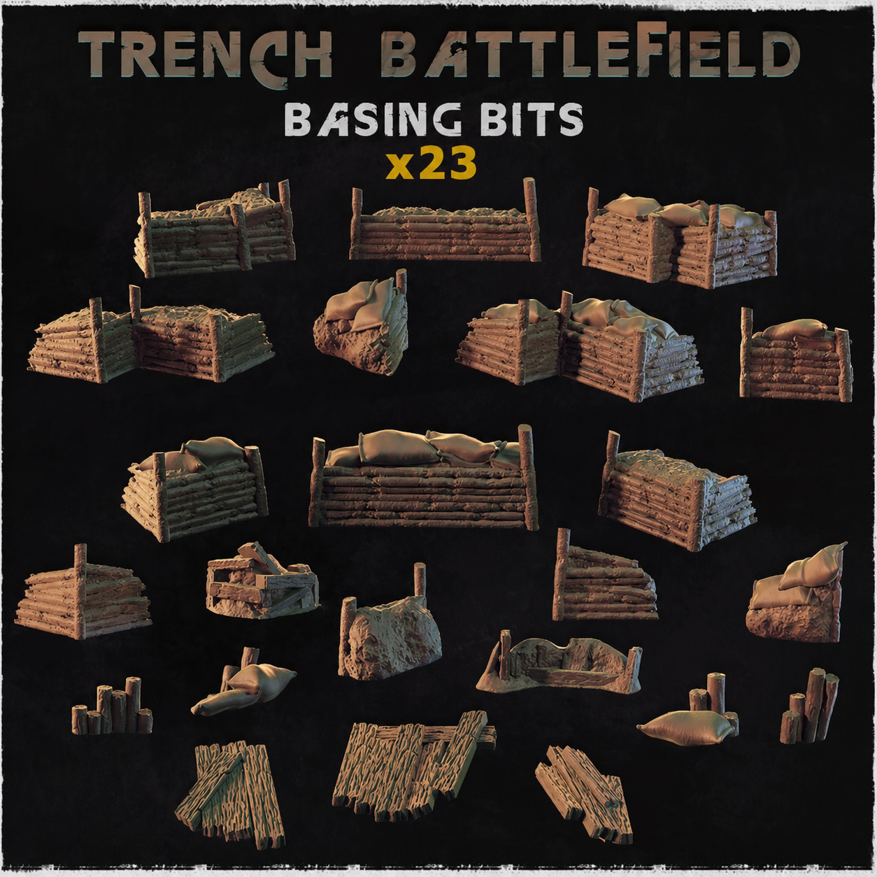Basing Bits - Graben-Schlachtfeld