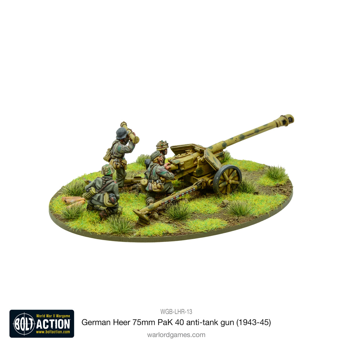 German Heer 75mm PaK 40 anti-tank gun