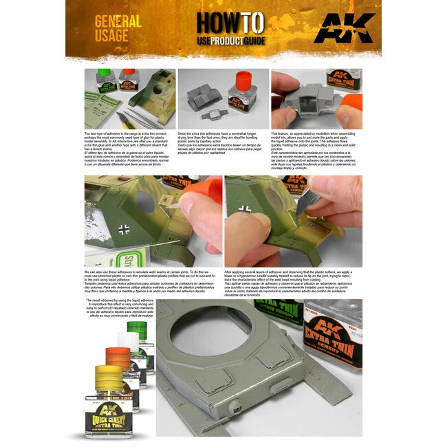 AK interactive plastic cement - 40ml
