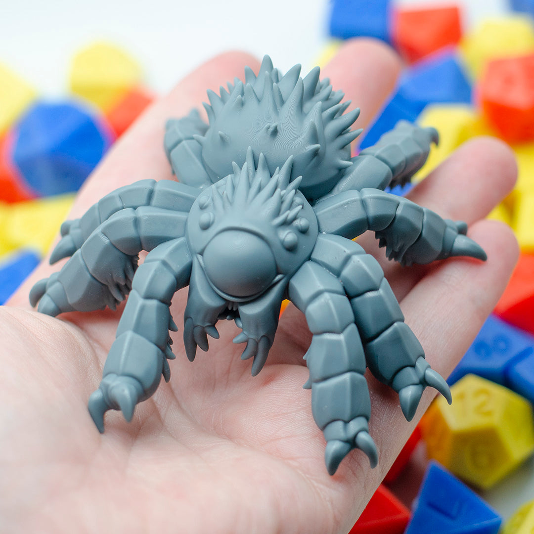 Mama Spinne und Spinnenjunges