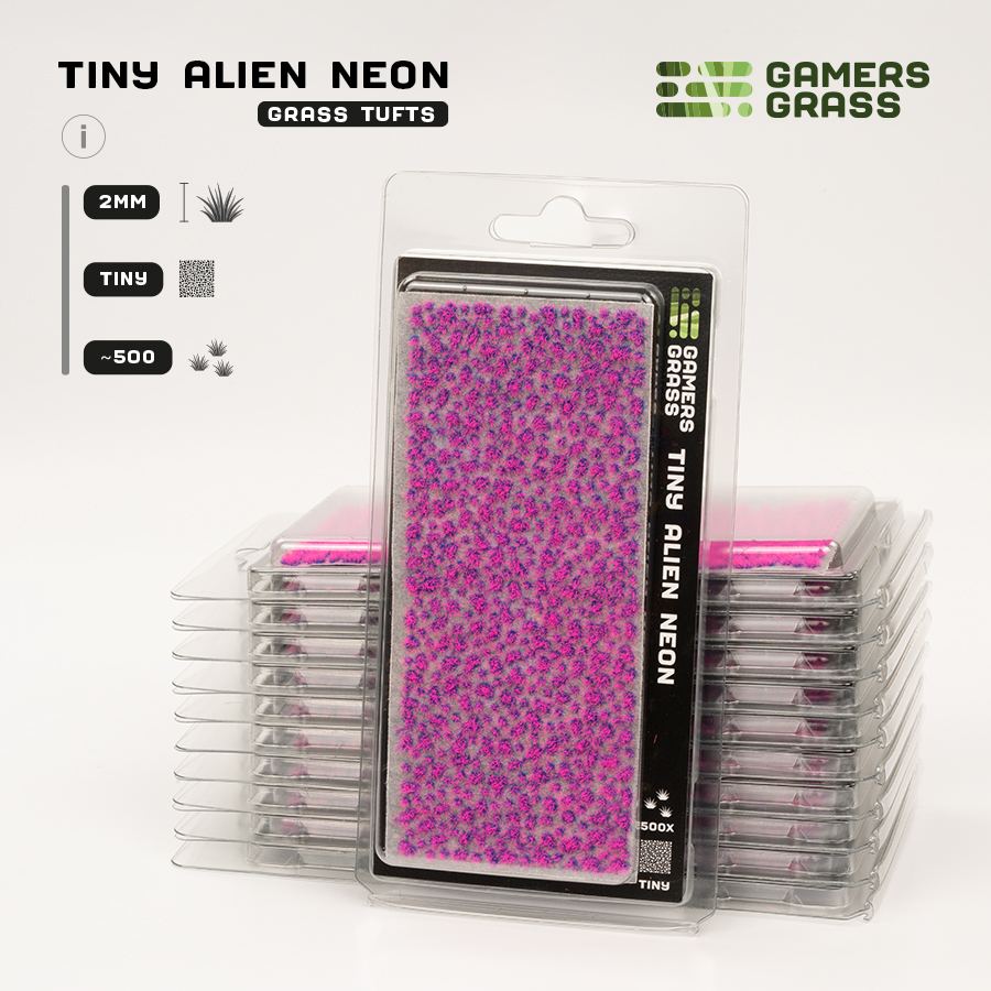 Winzige Alien-Haarbüschel Neon