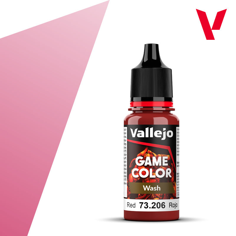 Game color wash Red - 18ml