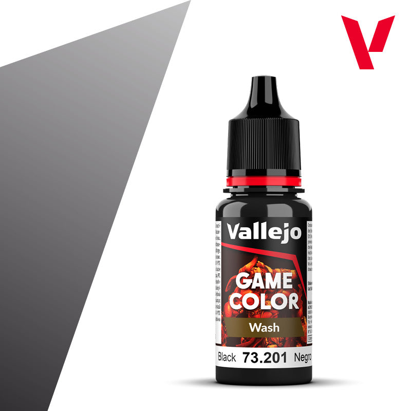 Game color wash Black - 18ml