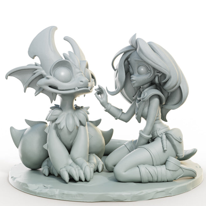 Dravena and Dragon