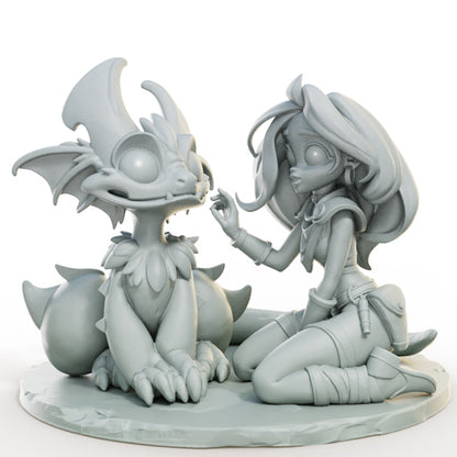 Dravena and Dragon