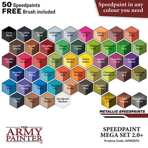 The Army Painter Speedpaint Mega Set 2.0 (45)