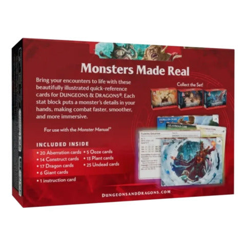 D&D Fearsome & Ferocious Monster Cards - CR 0-5