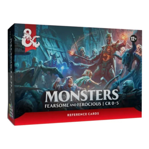 D&D Fearsome & Ferocious Monster Cards - CR 0-5