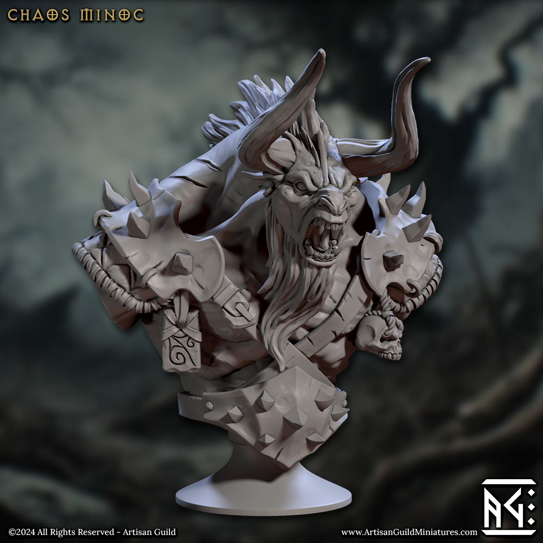 Chaos Minoc Bust