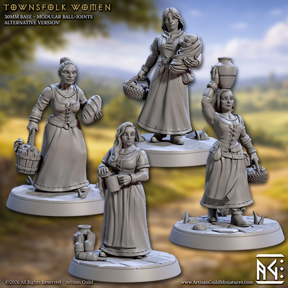 Townsfolk Women Peasants