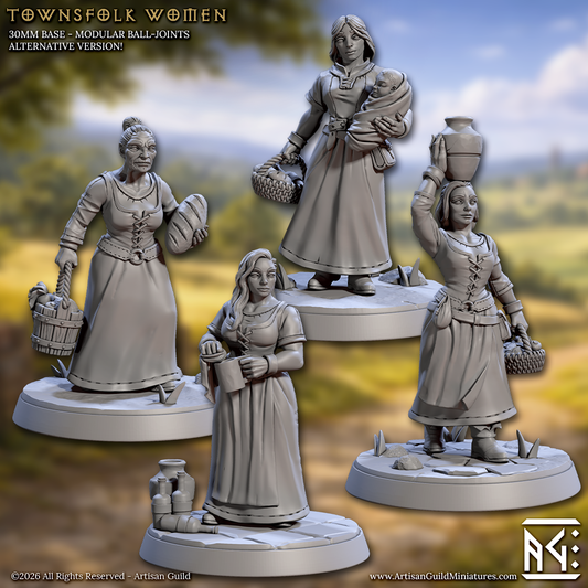 Townsfolk Women Peasants