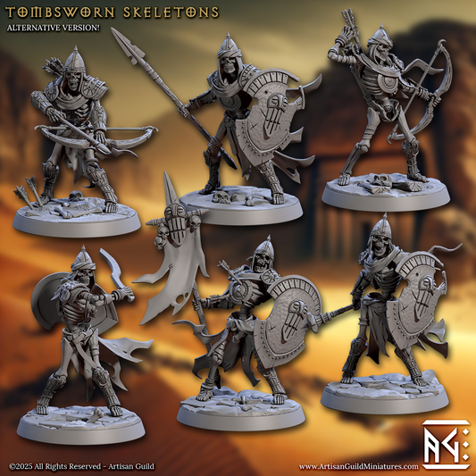 Tombstone Skeleton Set