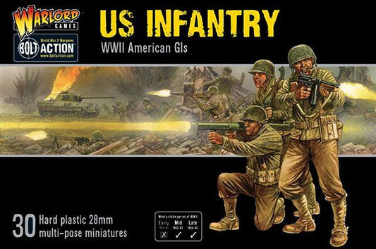 US-Infanterie - Amerikanische GIs aus dem Zweiten Weltkrieg