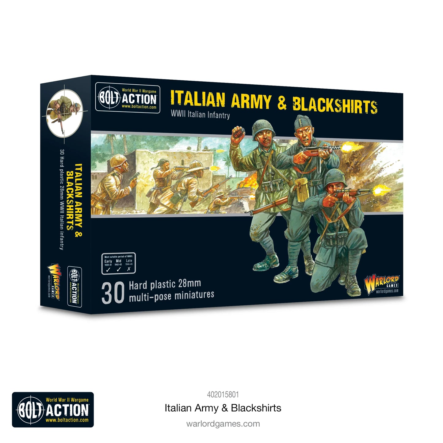 Italienische Armee und Schwarzhemden