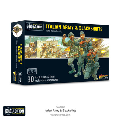 Italienische Armee und Schwarzhemden